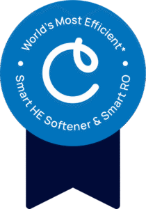 Insignia del descalcificador de agua Culligan Smart HE y del sistema de ósmosis inversa Smart más eficientes del mundo